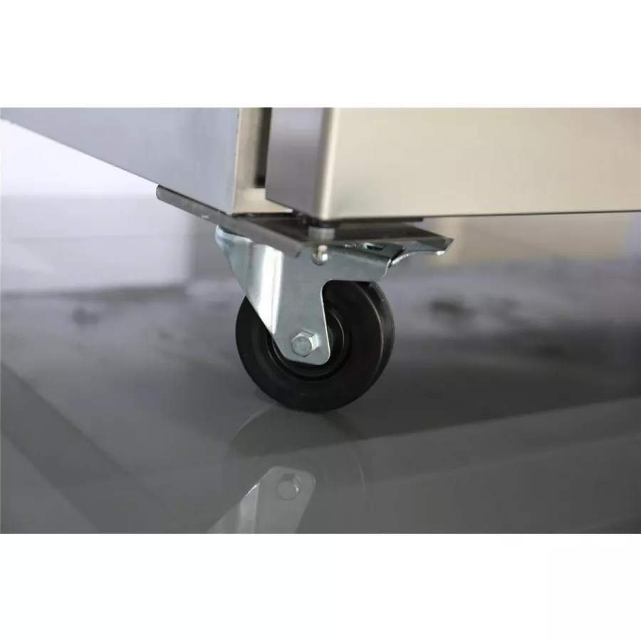 4er Radsatz Ø100 mm – Höhe 150 mm mit Bremse & ohne Bremse