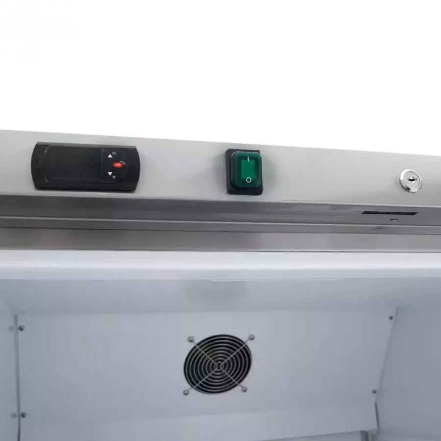 Kühlschrank - 600L - 4 verstellbare Regale - Edelstahl