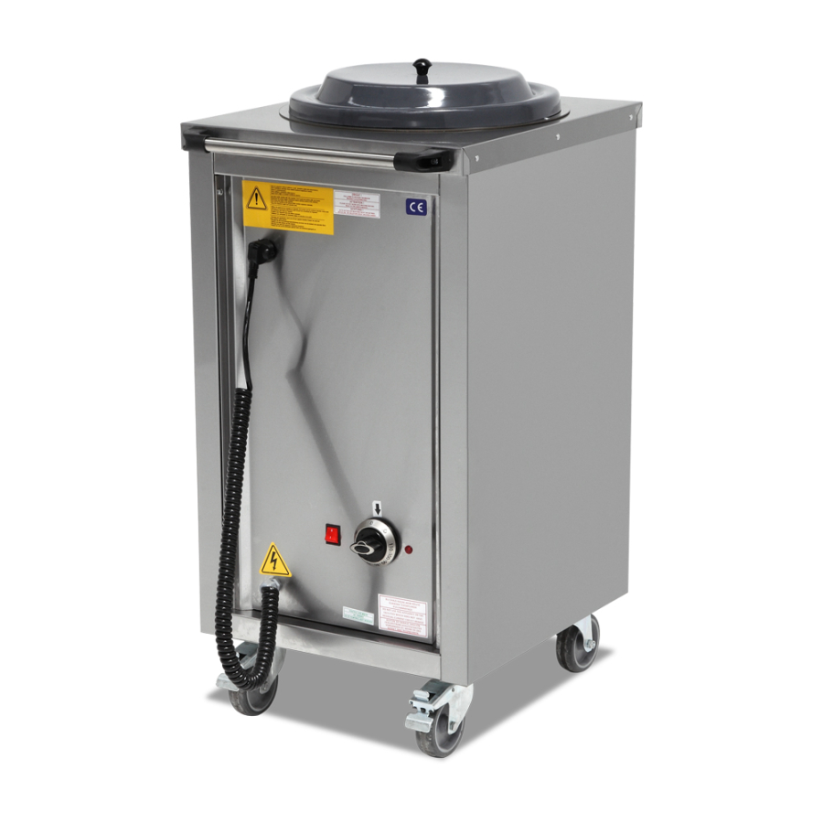 Verwarmde bordenwagen voor 50 borden, Ø240-320 mm - Gastrohot