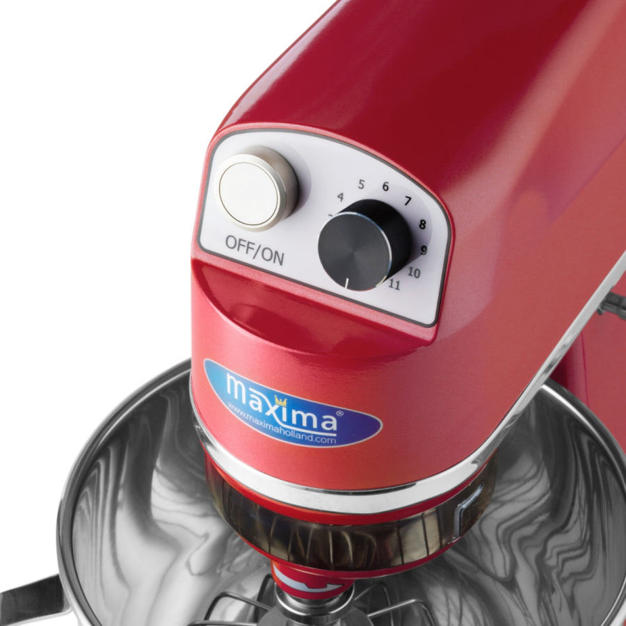 Keukenmachine - 7L - Tot 2kg deeg - Framboosrood