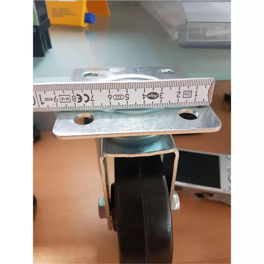 Skyrainbow 6er Radsatz Ø100 mm – Höhe 125 mm mit Bremse & ohne Bremse