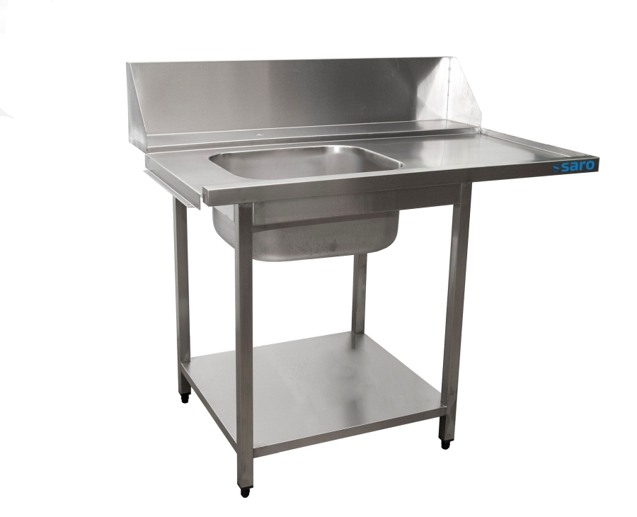 Zulauftisch Spülmaschine links 1 Becken 1200mm Zulauftisch Spülmaschine links 1 Becken 1200mm