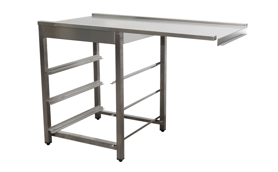 Afloptafel voor vaatwasser rechts 1200mm