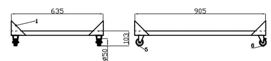 Unterbau Für Saladette 2 Türen