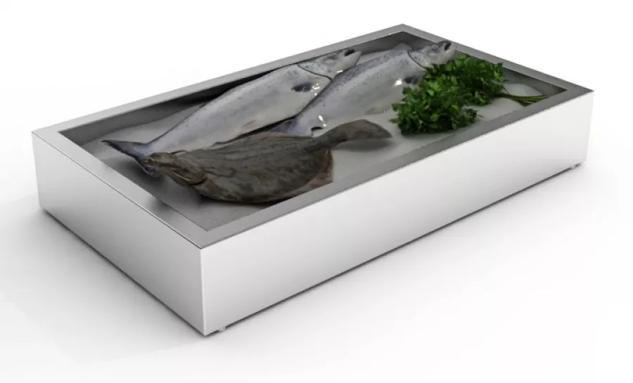 Gemahlenes Eis Behälter Aufbau 3/1 Gn