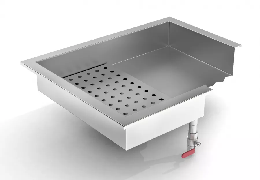 Gemahlenes Eis Behälter Einbau 3/1Gn