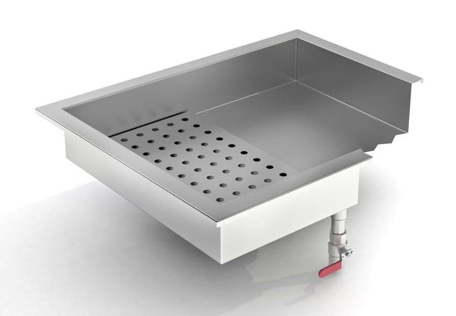 Gemahlenes Eis Behälter Einbau 4/1 Gn