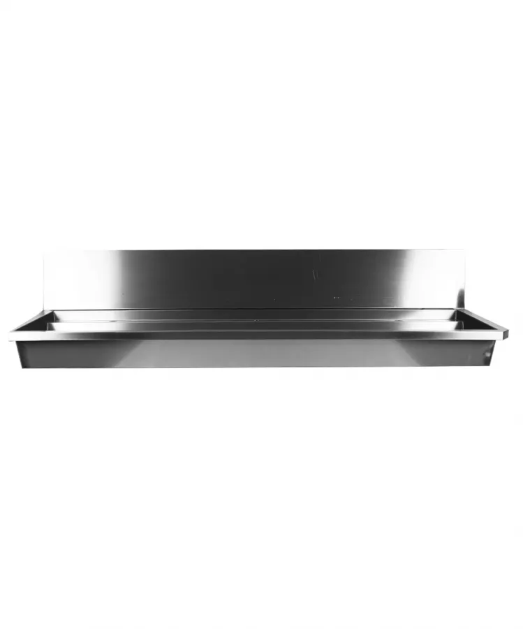 Edelstahl Waschbecken 1800 mm – Mit 3 Ablasshähnen Edelstahl Waschbecken 1800 mm – Mit 3 Ablasshähnen
