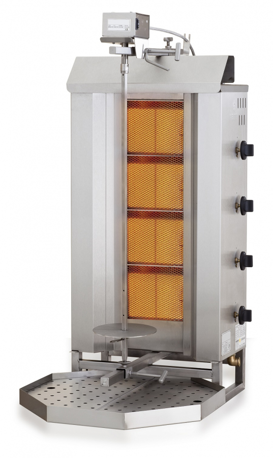Gyros Grill Gas 4 Heizzonen