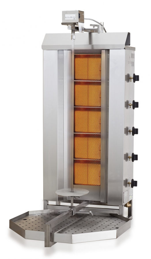 Gyros Grill Gas 5 Heizzonen