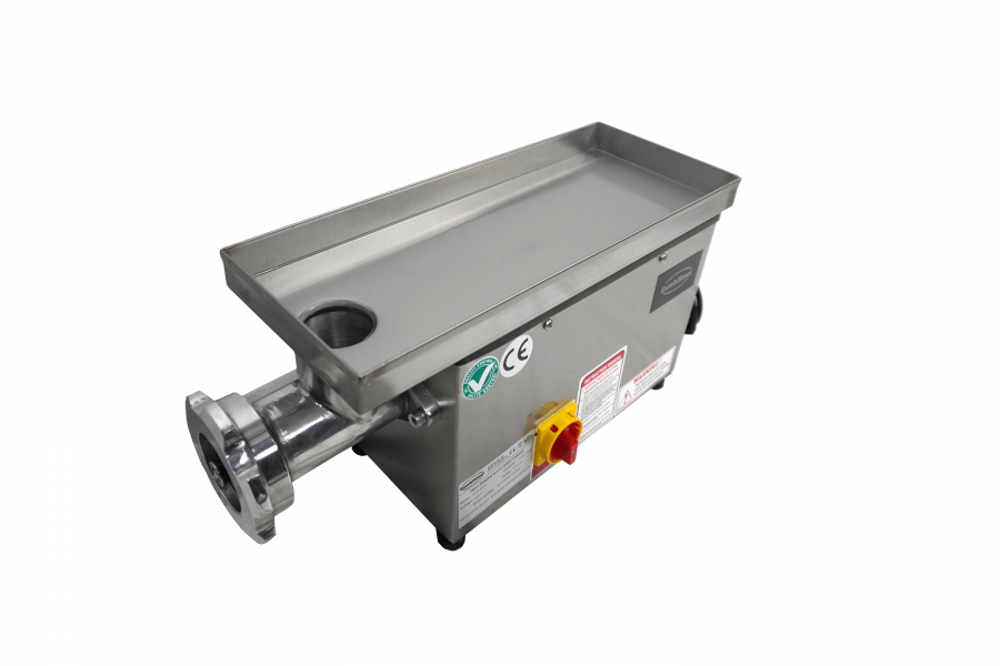 Fleischwolf, 75 kg/h, festes Kopfdesign, 0,37 kW, Edelstahl, 230 V