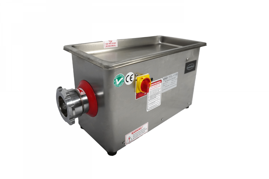 Fleischwolf, 90 kg/h, fester Kopf, 0,55 kW, Edelstahl, 230 V