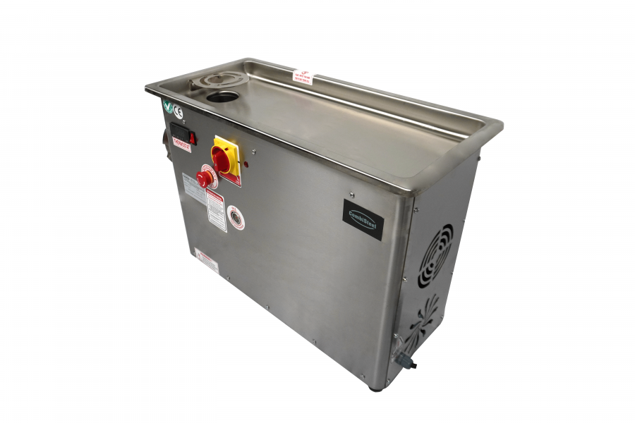 Fleischwolf, 450 kg/h, gekühlter Kopf, Edelstahl, 1,5 kW, 230 V