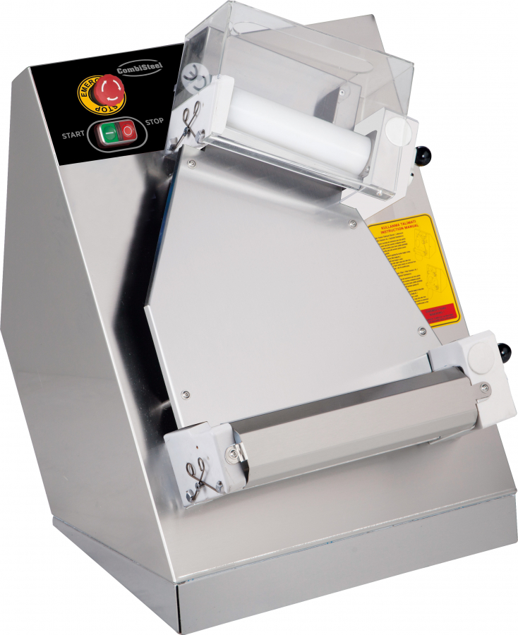 Teigausroller 40 cm – Edelstahl, Drehknopf-Bedienung, 4 mm einstellbar