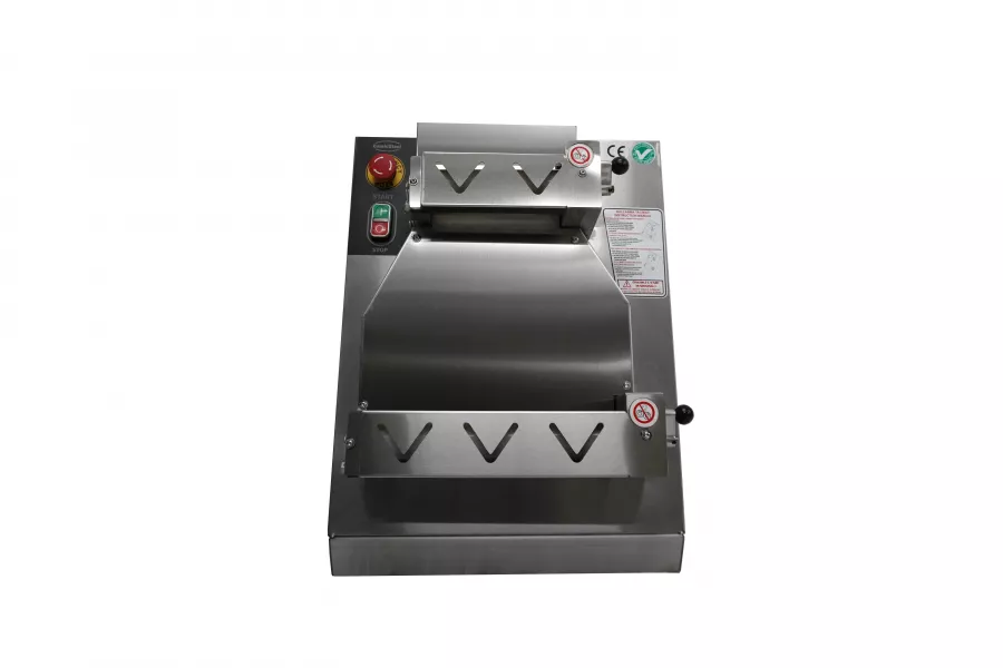 Teigausroller 40 cm gerade – Edelstahl, gleichmäßige Walzenführung, 4 mm einstellbar