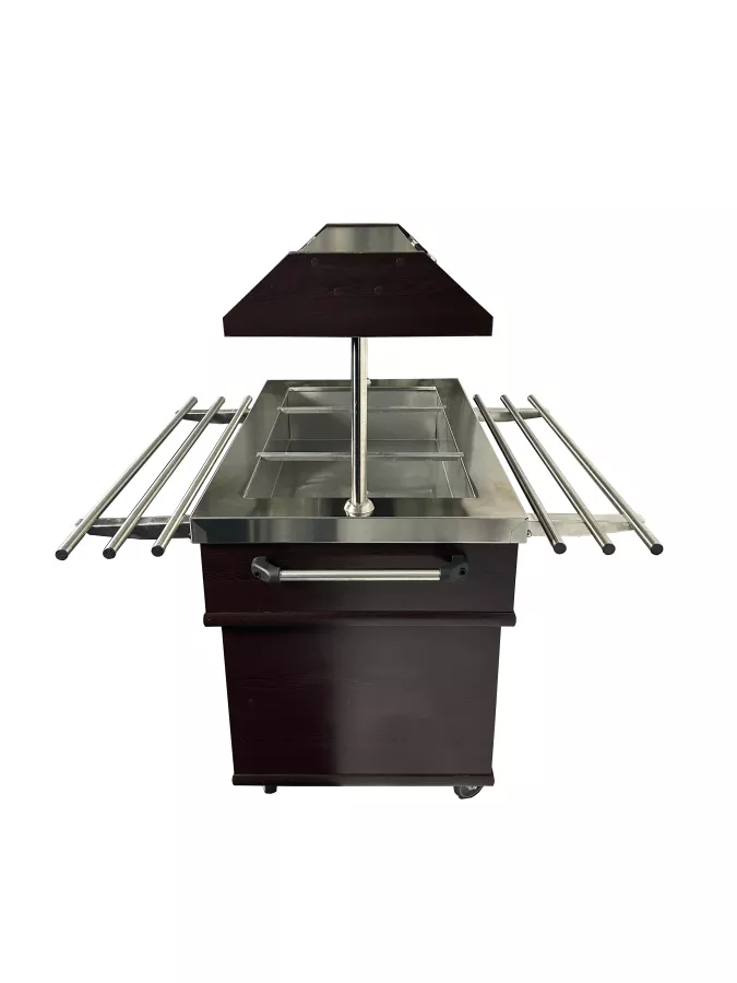 Gekühltes Buffet GN 3/1 – Mahagoni-Design, 0,35 kW Gekühltes Buffet GN 3/1 – Mahagoni-Design, 0,35 kW