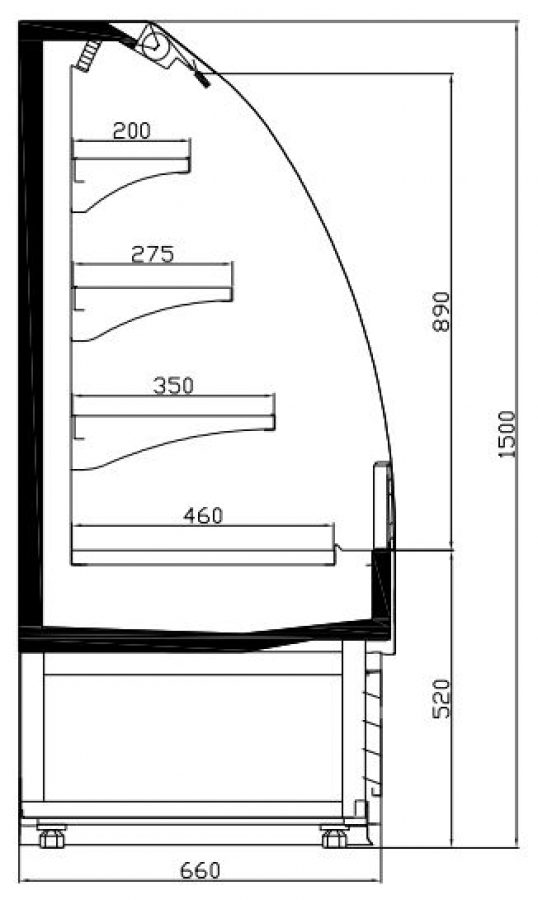 Kühlvitrine 1.3