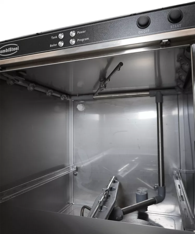 Geschirrspülmaschine – 500×500 mm Korb, 30 Körbe/Stunde, 3,6 kW Geschirrspülmaschine – 500×500 mm Korb, 30 Körbe/Stunde, 3,6 kW