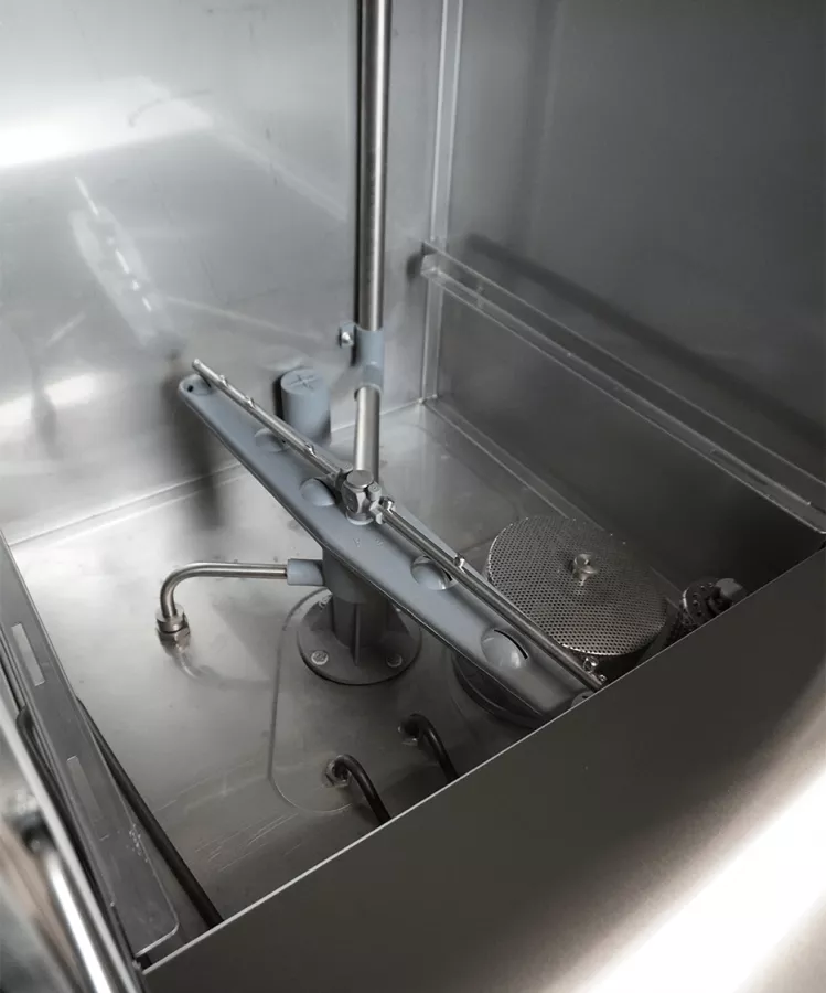 Geschirrspülmaschine – 500×500 mm Korb, 30 Körbe/Stunde, 3,6 kW Geschirrspülmaschine – 500×500 mm Korb, 30 Körbe/Stunde, 3,6 kW