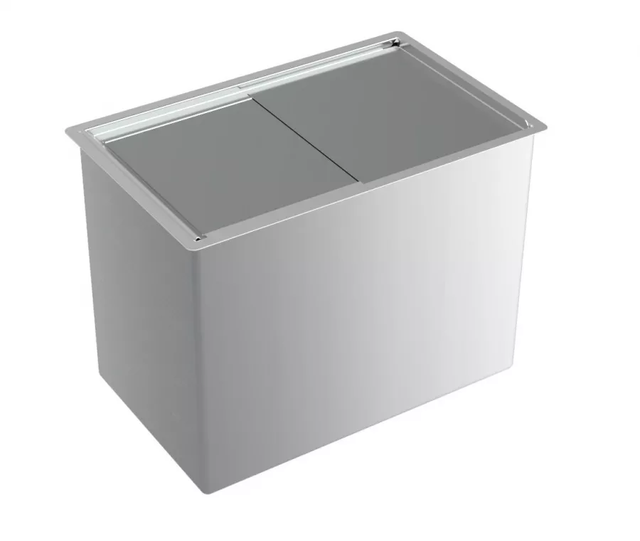 Edelstahl Einbau Eisbehälter – Isolierter Profi-Drop-In Behälter Edelstahl Einbau Eisbehälter – Isolierter Profi-Drop-In Behälter
