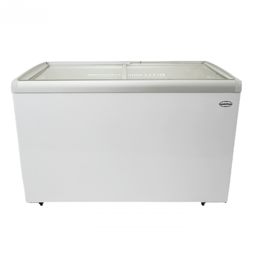 Gefrierschrank Lotte-396 mit Glasdeckel – 396L Kühl- & Gefriertruhe