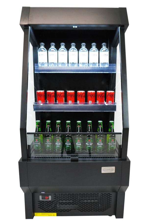 IMPULSKÜHLER 165 L Schwarz – Getränke-Kühler mit Umluft & LED IMPULSKÜHLER 165 L Schwarz – Getränke-Kühler mit Umluft & LED