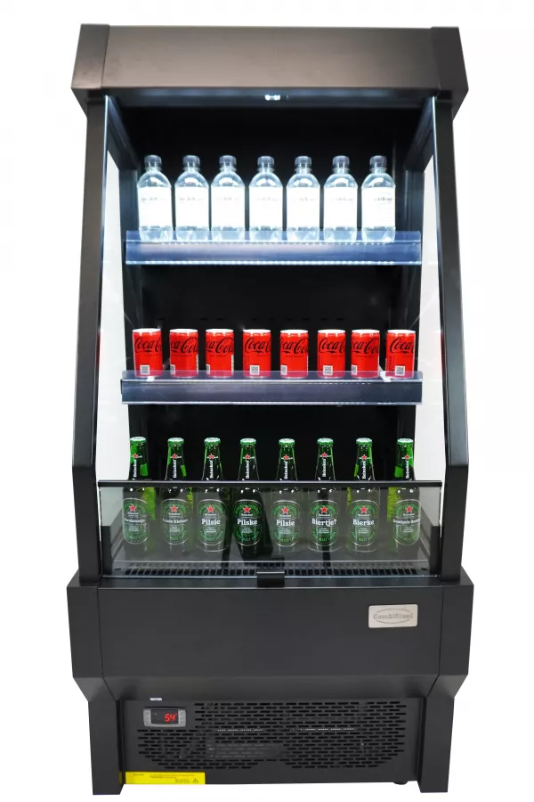 IMPULSKÜHLER 165 L Schwarz – Getränke-Kühler mit Umluft & LED IMPULSKÜHLER 165 L Schwarz – Getränke-Kühler mit Umluft & LED