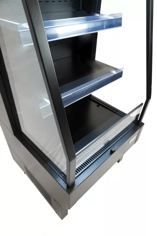 IMPULSKÜHLER 165 L Schwarz – Getränke-Kühler mit Umluft & LED IMPULSKÜHLER 165 L Schwarz – Getränke-Kühler mit Umluft & LED