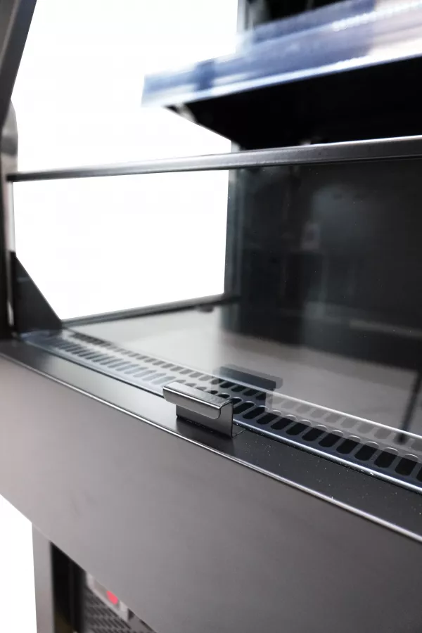 IMPULSKÜHLER 165 L Schwarz – Getränke-Kühler mit Umluft & LED IMPULSKÜHLER 165 L Schwarz – Getränke-Kühler mit Umluft & LED
