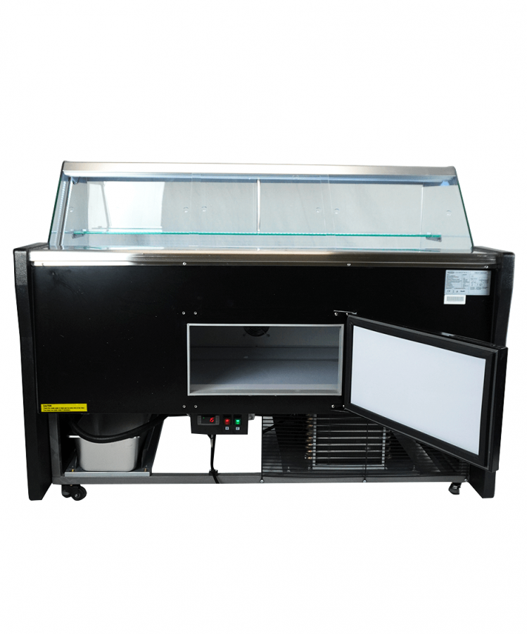 Kühlvitrine 130 l – Wesley 1.5 – Umluft – LED