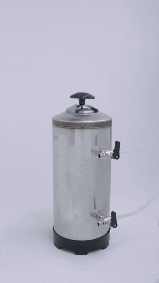 Wasserenthärter 12 Liter Edelstahl AISI 304 – Kompakt & Professionell