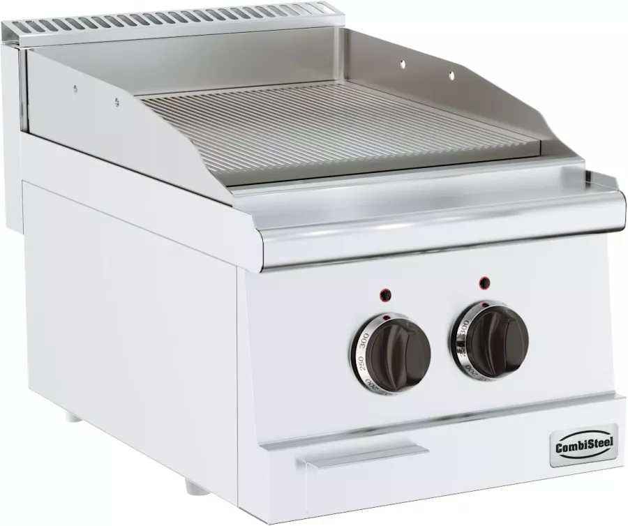 Base 600 El. Grillplatte Gerillt