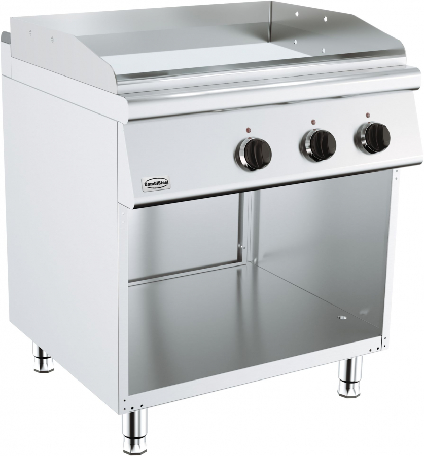 Base 700 El. Grillplatte Chrom