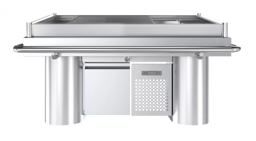 Gekühlte Fischtheke