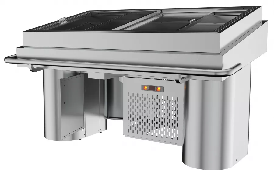 Gekühlte Fischtheke