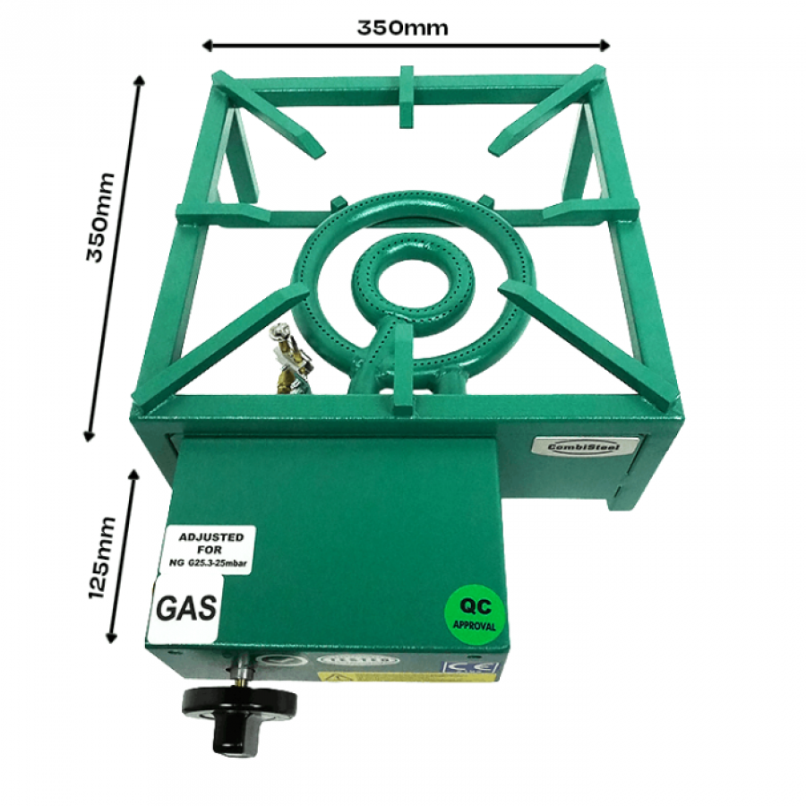 Gas-Wok-Brenner 11 kW – Kompaktes Tischmodell für Profi-Küchen