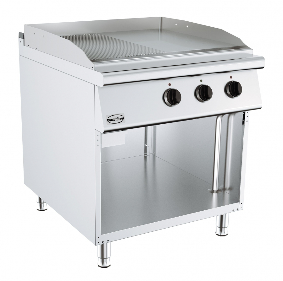 Base 900 El. Grillplatte Glatt/Gerillt