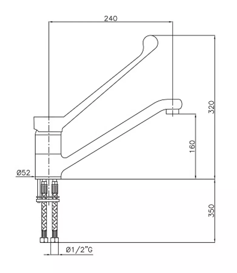 Zapfen Mit Ellebogenbedienung