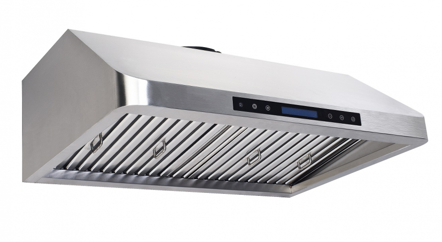 Wandhaube Edelstahl 900