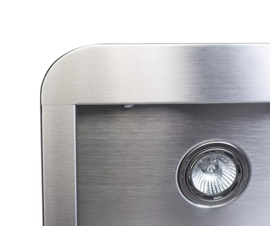 Wandhaube Edelstahl 1200