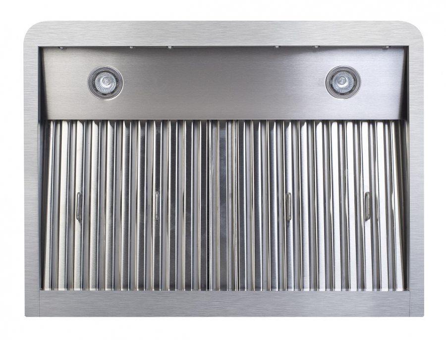 Wandhaube Edelstahl 900