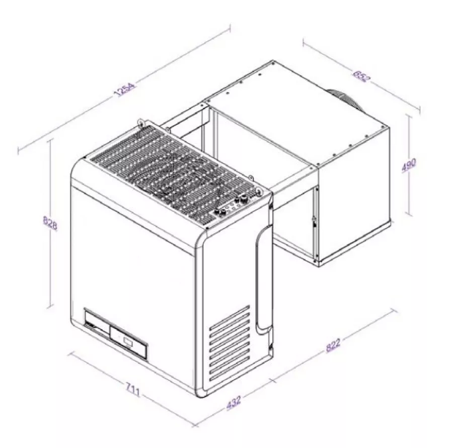 Tiefkühlaggregat Huckepack 4,2–7,5 m³ Tiefkühlaggregat Huckepack 4,2–7,5 m³