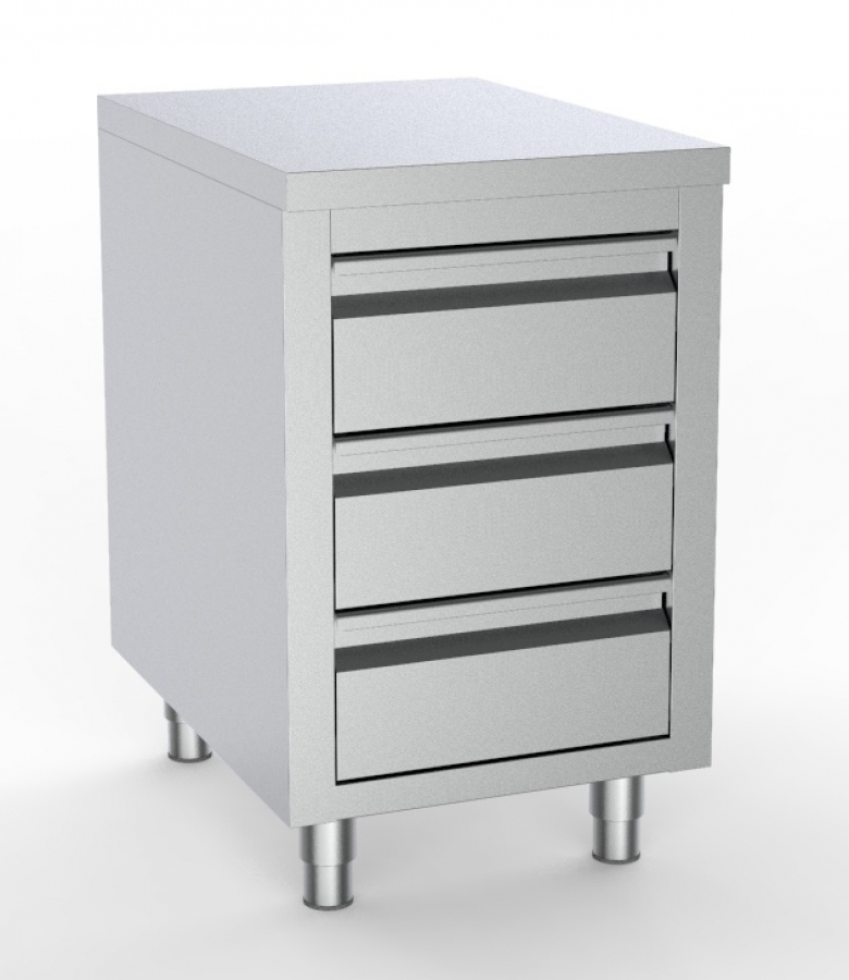 700 Arbeitstisch Mit 3 Schubladen 500