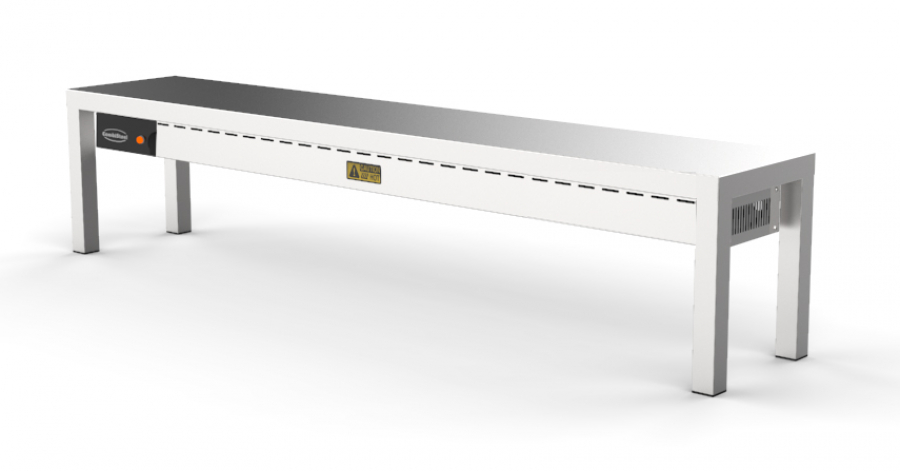 Aufsatzbord Keramisch beheizt 1-stufig 2000