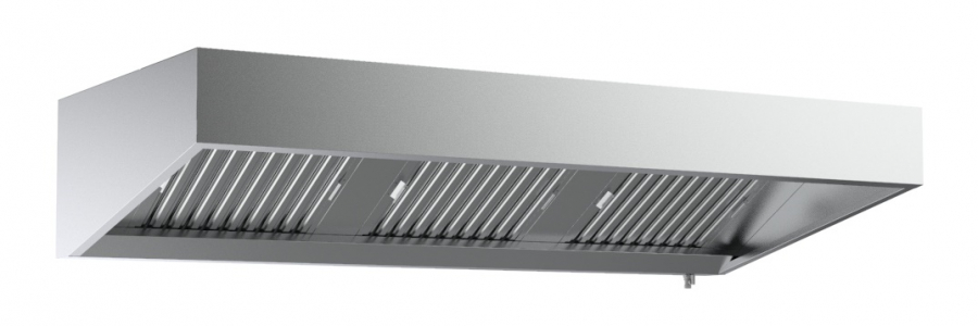 Wandhaube 1100 von Combisteel - leistungsstarke Abluft für die Gastronomie