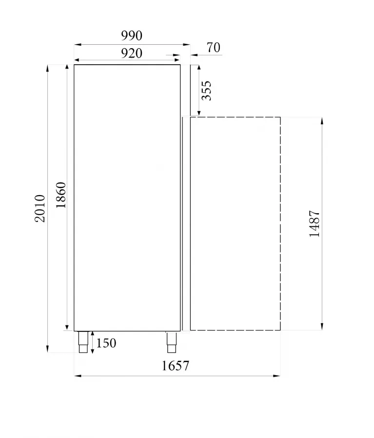 Bäckerei Kühlschrank +2/+8ºC