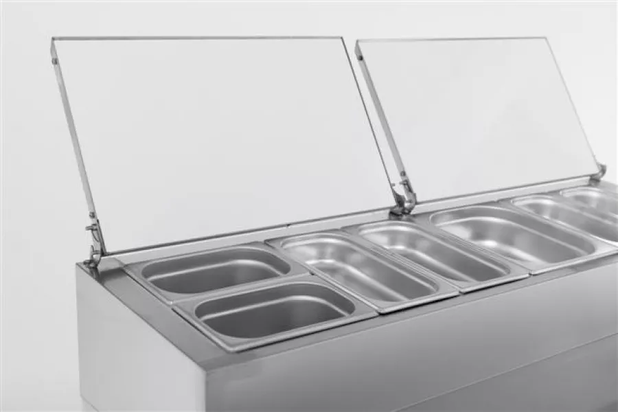 Saladette 2 Türen 6X1/3Gn Behälter