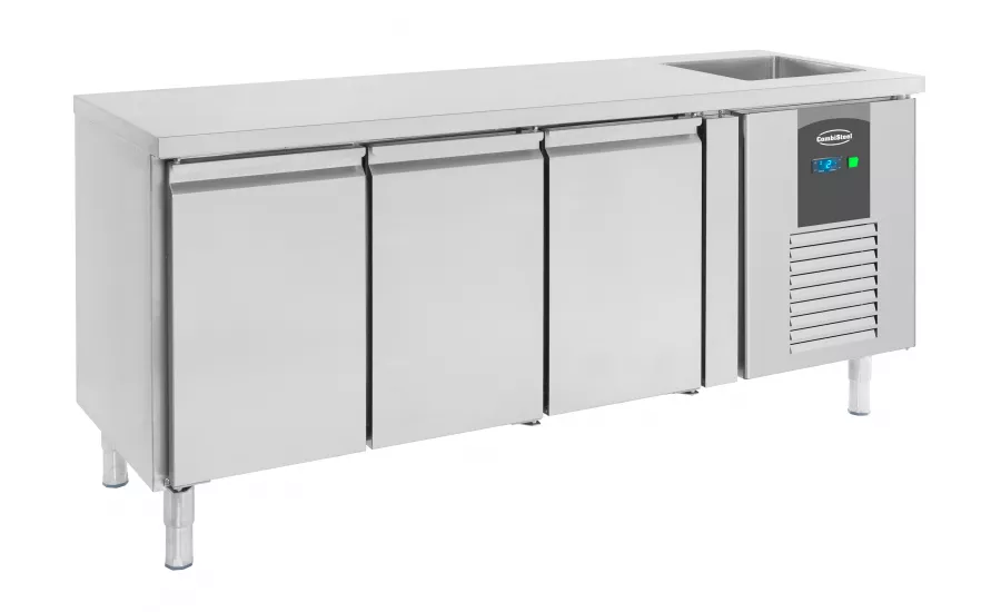 700 Kühltisch Spülbecke 3 Türen