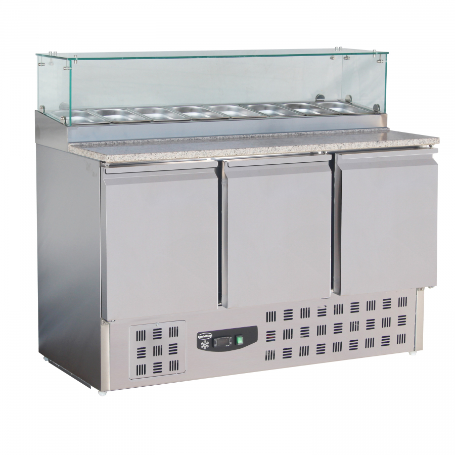 Pizzatisch 3 Türen
