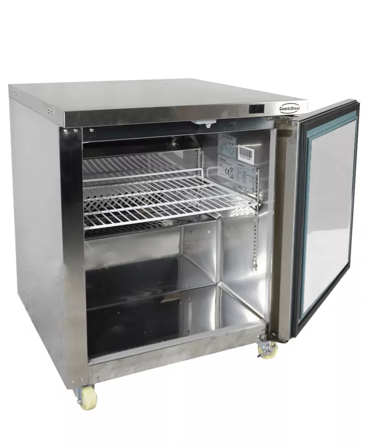 Kühl-/Tiefkühlschrank 1 Tür – 185 L, umschaltbar, Edelstahl Kühl-/Tiefkühlschrank 1 Tür – 185 L, umschaltbar, Edelstahl